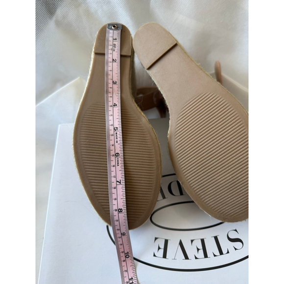 NWT Women’s STEVE MADDEN SANTORINI SANDAL DARK BLUSH PATENT size 8 - Picture 6 of 11